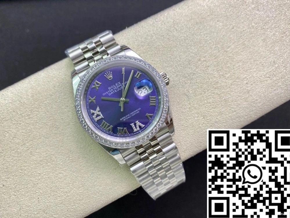 Datejust Diamond-set EW Factory Rolex M126284RBR-0013 Bezel 0716